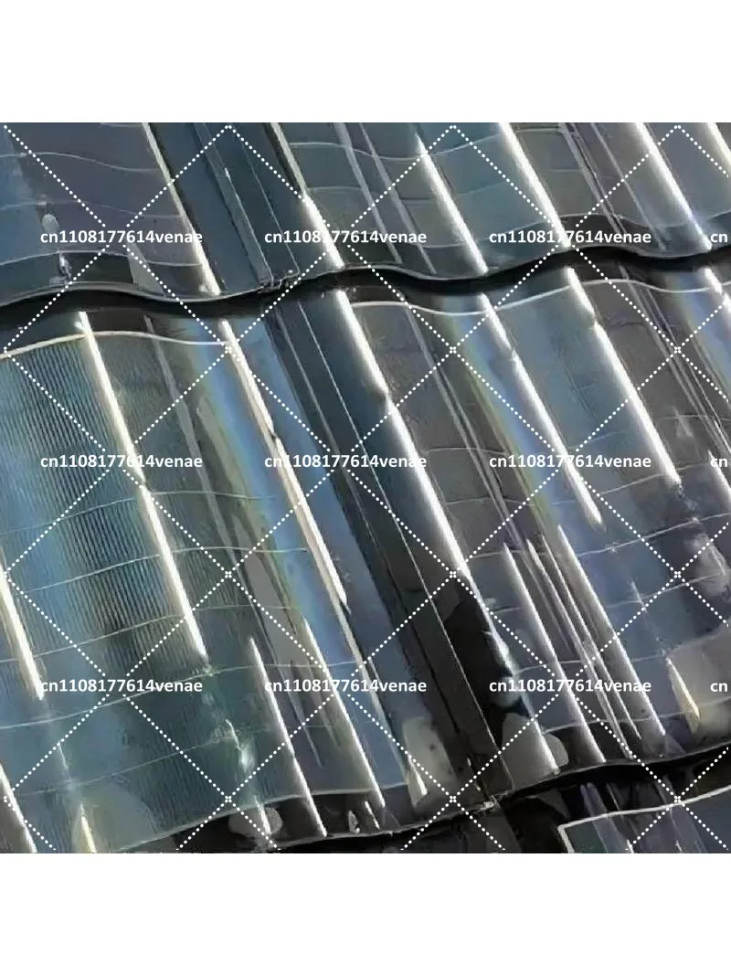 Roof Three-layer Waterproof Hantile Curved Hantile Photovoltaic Power Generation Board Household Building Photovoltaic Hantile