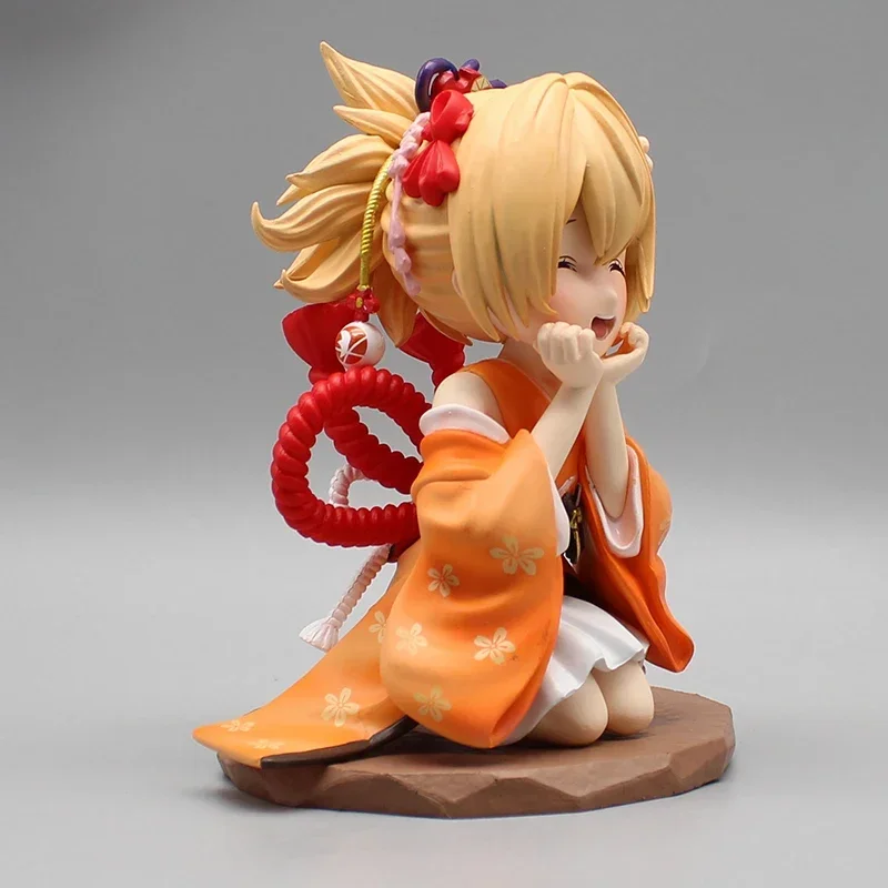 Genshin Impact Figures Yae Miko Yoimiya Kawaii  Action Figures PVC Game Character Model Collection Toys Desktop Decoration Gifts