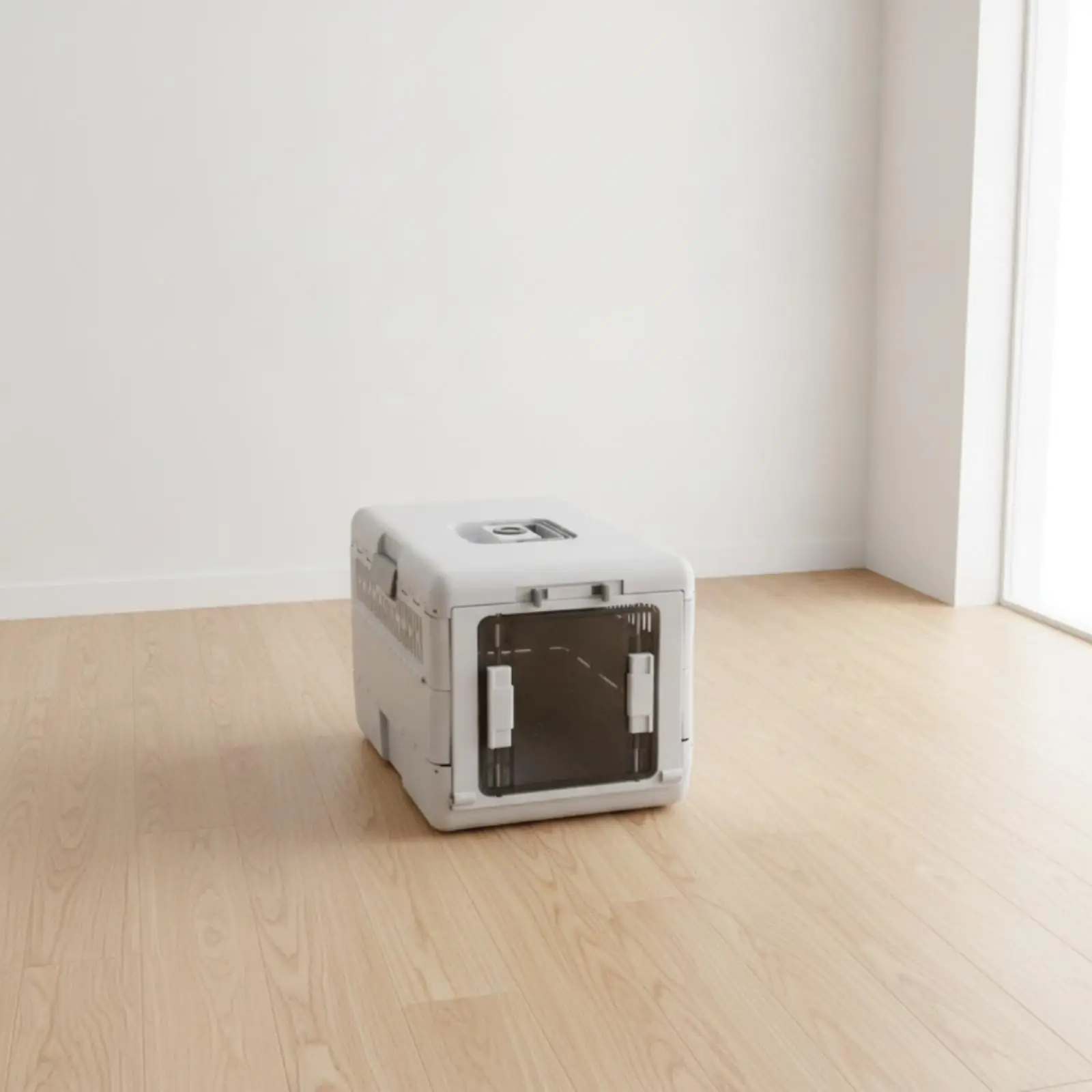 Sturdy-Construction Pet Carrier Portable Foldable Pet Carrier Ventilated for Cats, Small Pets, Veterinarian Visits