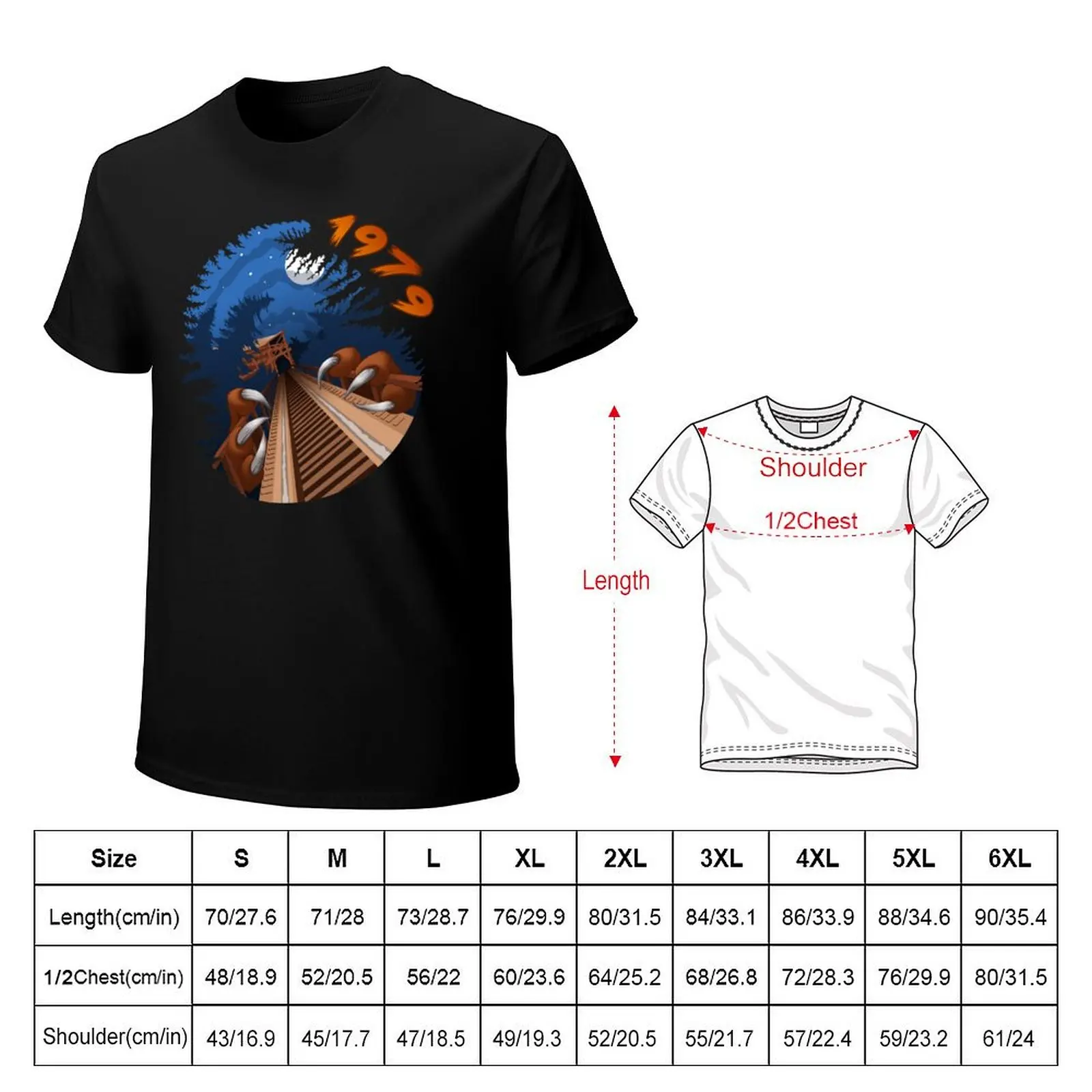 NIGHT RIDES ONLY Beast Wooden Roller Coaster at Kings Island Theme Park T-Shirt Quick Dry Fishing T-Shirt