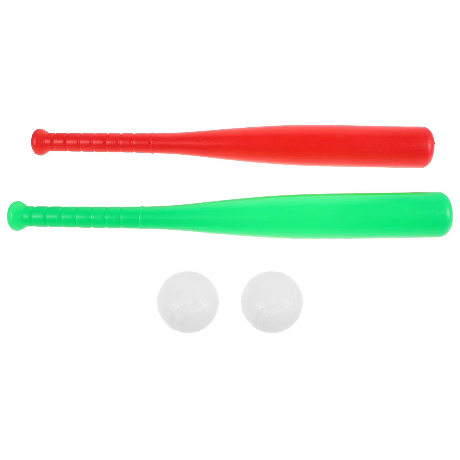 

2Sets Kids Baseball Bat Set Soft Surface Outdoor Home Yard Training Baseball Bat Exercise Hand Eye Coordination