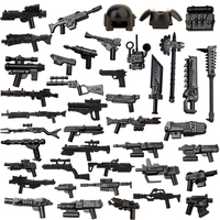 Military Wars Galaxy Weapons Building Blocks Movie Action Soldier Figures Parts Gun Axe Bag Accessories Kit MOC Mini Bricks Toys