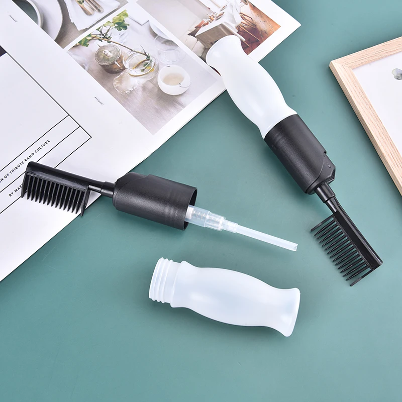 

Кисть-дозатор для салона окрашивания волос расческа для волос Профессиональная расческа для окрашивания волос Пустая бутылка для краски для волос с аппликатором