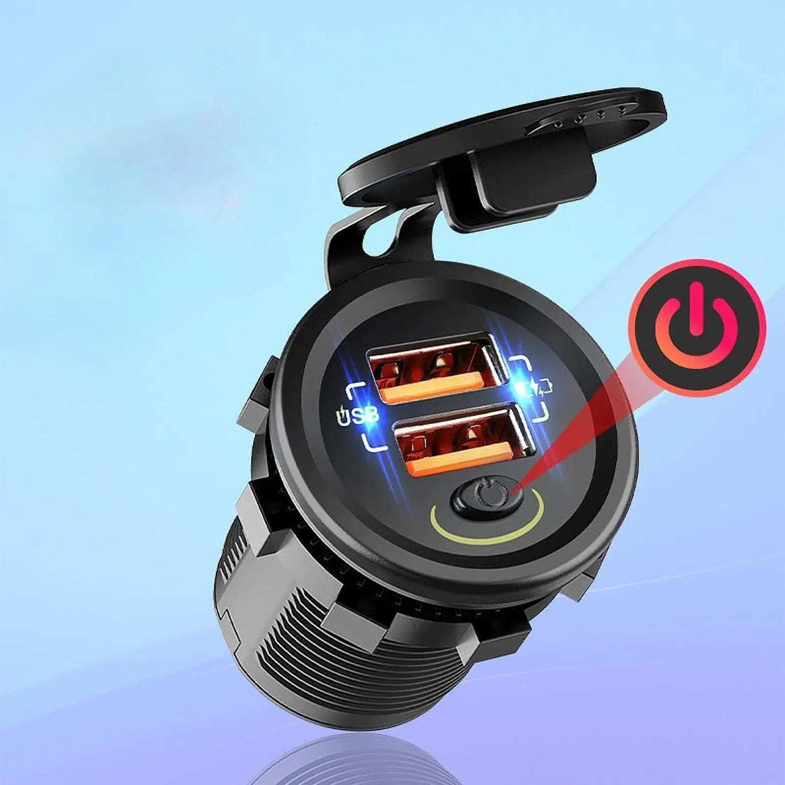 

Motorcycle Modified USB Charger Sturdy Accessories for Phone Cameras