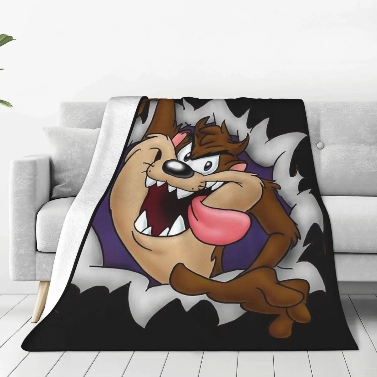 Tasmanian Devil Blankets Fleece Super Soft Sofa Throw Blankets For Couch Bedding Office Throws Bedspread Quilt