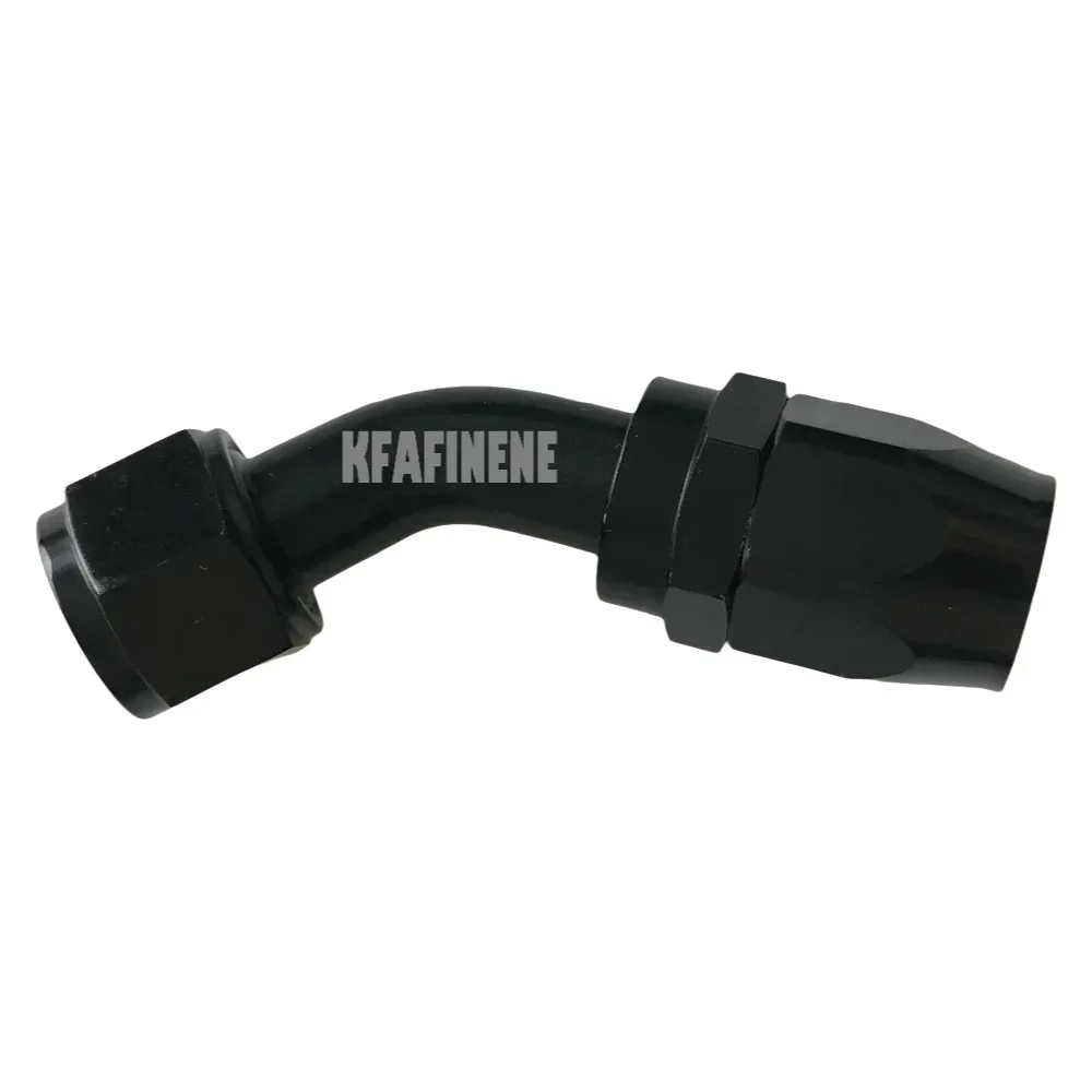 AN-12 AN12 45 DEGREE SWIVEL HOSE END OIL FUEL FITTING FAST FLOW ADAPTOR