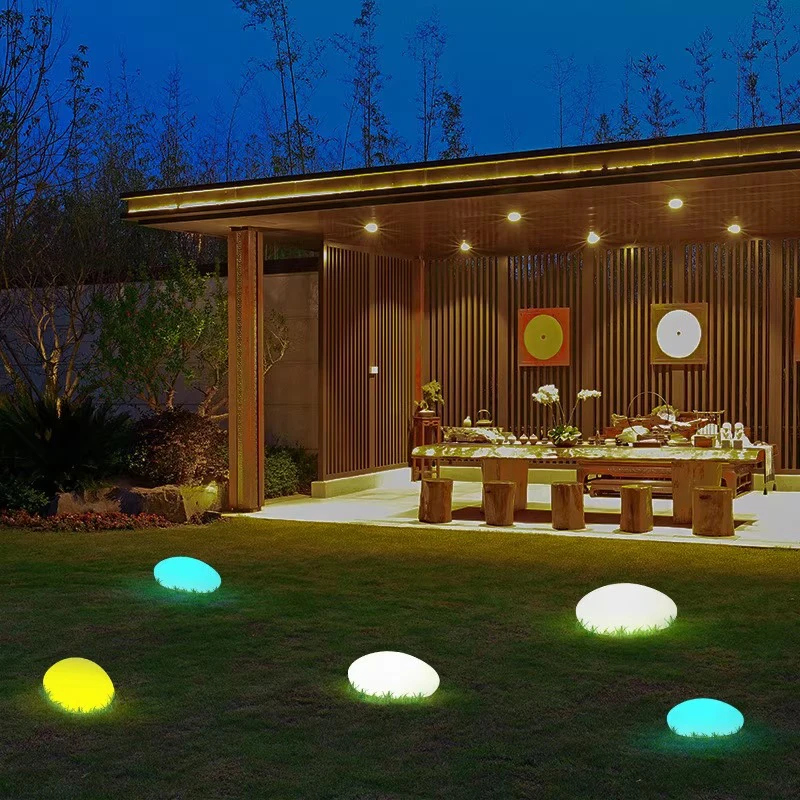 

Pebble lights, lawn solar LED outdoor lighting, non solar lights, outdoor garden decoration, outdoor garden lights