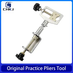 100% Original Practice Pliers Tool Metal Aluminum Alloy Adjustable Locksmith Tool Fixed Object Flat-back Practice Lock Vise Clam