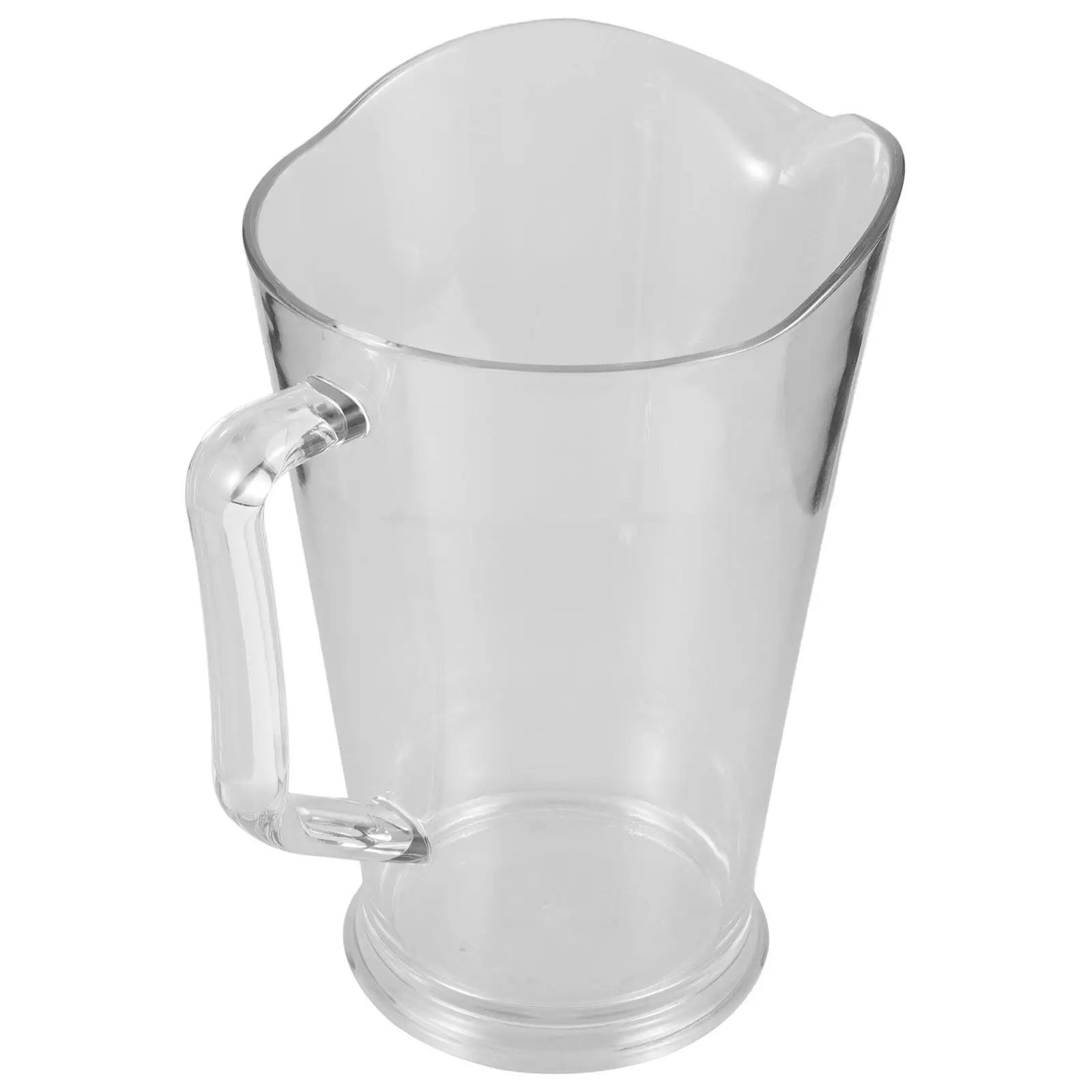 1300Ml Plastic Beer Pitcher Bistro Style High Transparency Spout Design Leak Proof Smooth Pour Large Plastic Pitcher for Drinks