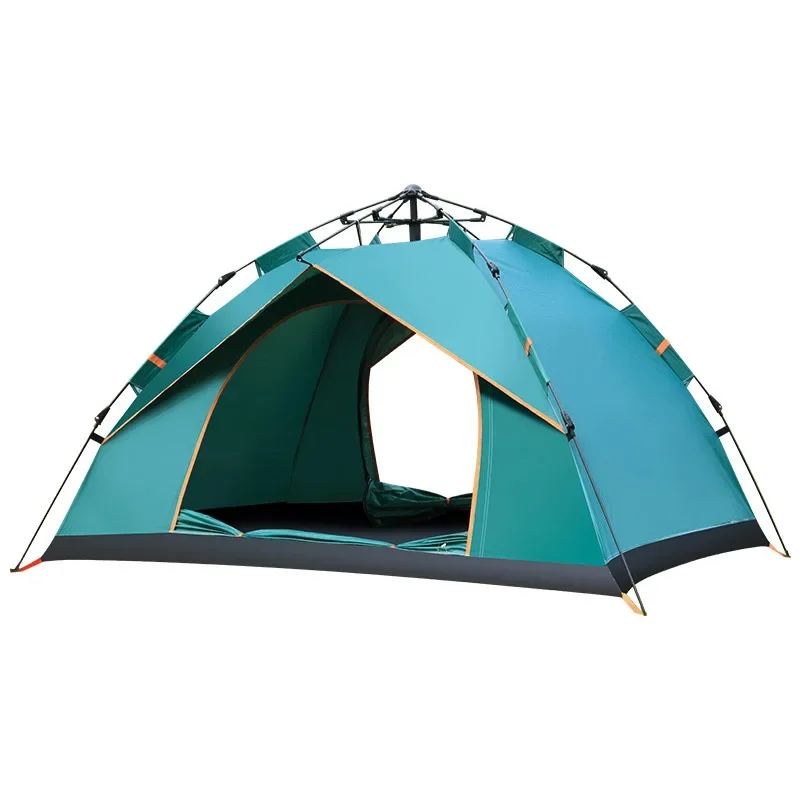 Outdoor tent, camping automatic quick-opening tent, double beach camping folding tent, double-layer simple folding image 4
