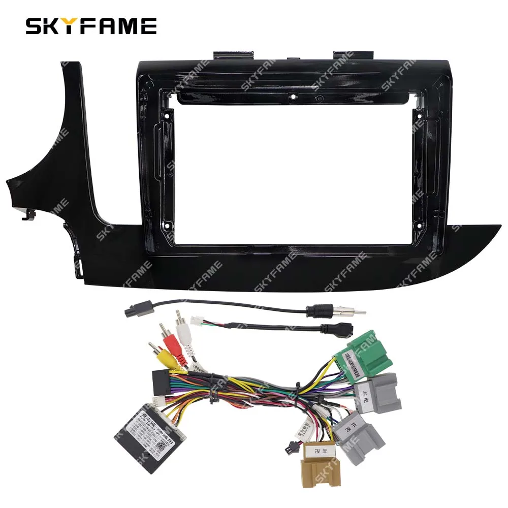 

SKYFAME Car Frame Fascia Adapter Canbus Decoder For Buick Encore Opel Vauxhall Mokka Big Screen Dash Panel Frame Kit Fascias