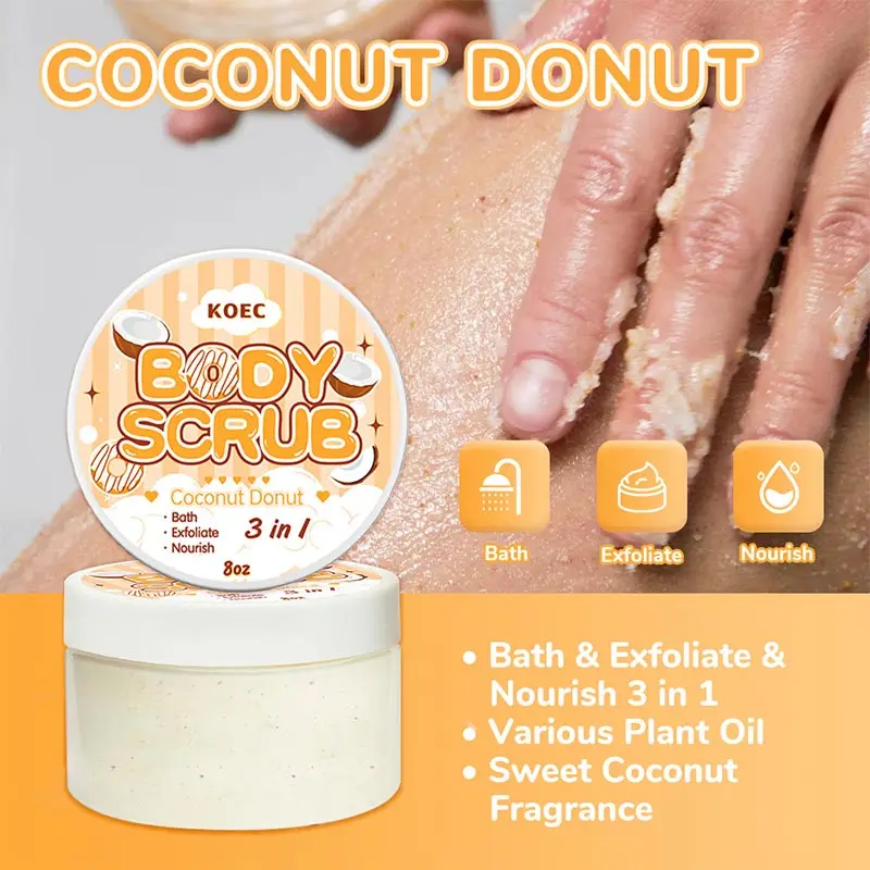 Fruity Body Scrub Remove Grease, Clean Body And Bath Salt. Moisten Prevent Dry Skin Scrub Cream Body Cleaning Products