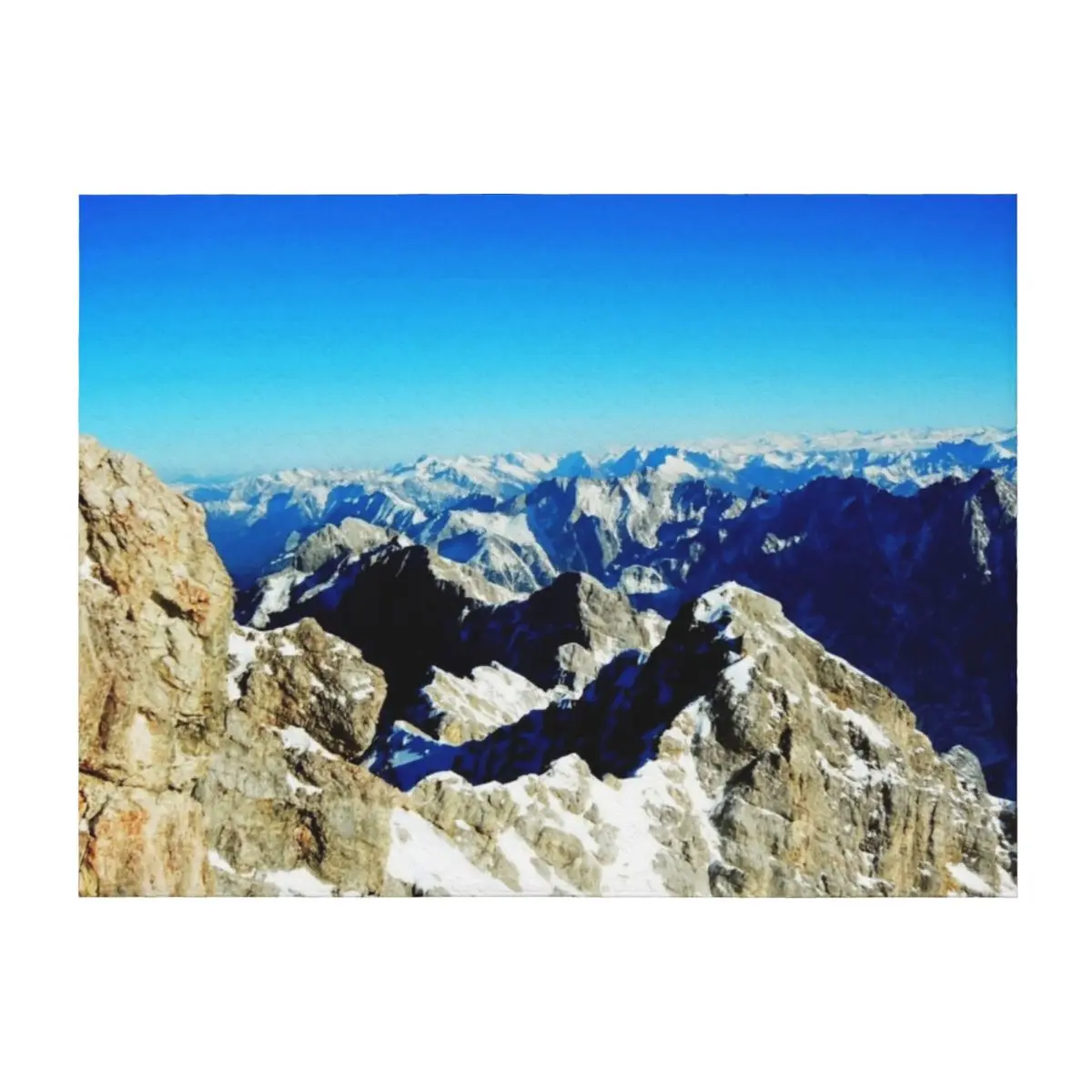

The Alps Garmisch-Partenkirchen Zugspitze Germany Throw Blanket wednesday Hair Retros valentine gift ideas Blankets