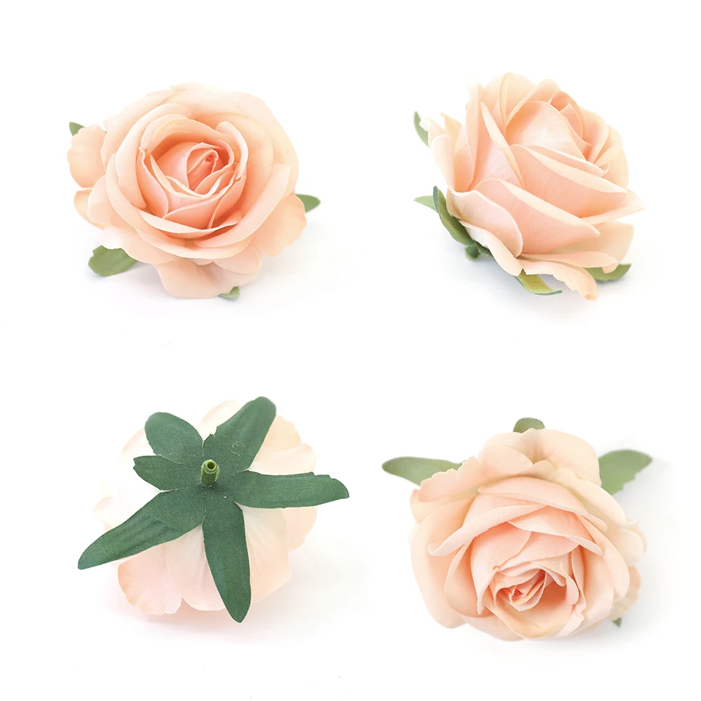 5/10 Stück lebensechte Seidenrosen, künstliche Blumen für Hochzeitsbrautsträuße, Garten, Zuhause, Party, Weihnachtskränze, DIY-Süßigkeitenbox-Deko – Detail 6