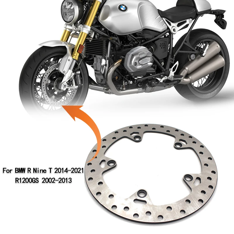 265mm Rear Brake Disc Rotor For BMW R Nine T 2014 2021 R1200GS 2002 2013 R1200RT 2005 2013 R1200ST 2003 2012 R1200S R1200R 06 17