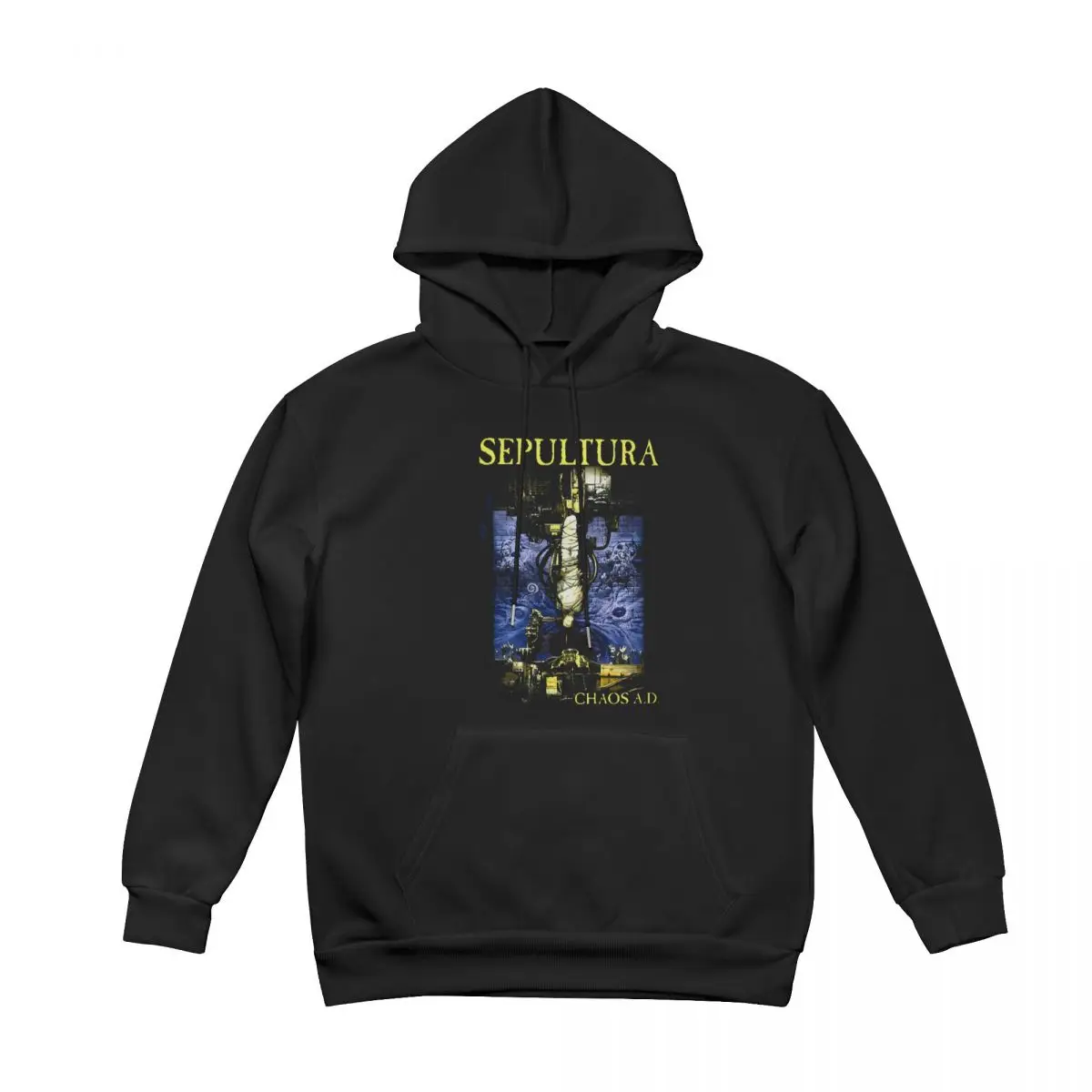 SEPULTURA Rock Metal Music Band Fleece Lined Hoodie For Men Women Thick Long Sleeve Pocket Sweatshirts Shirt