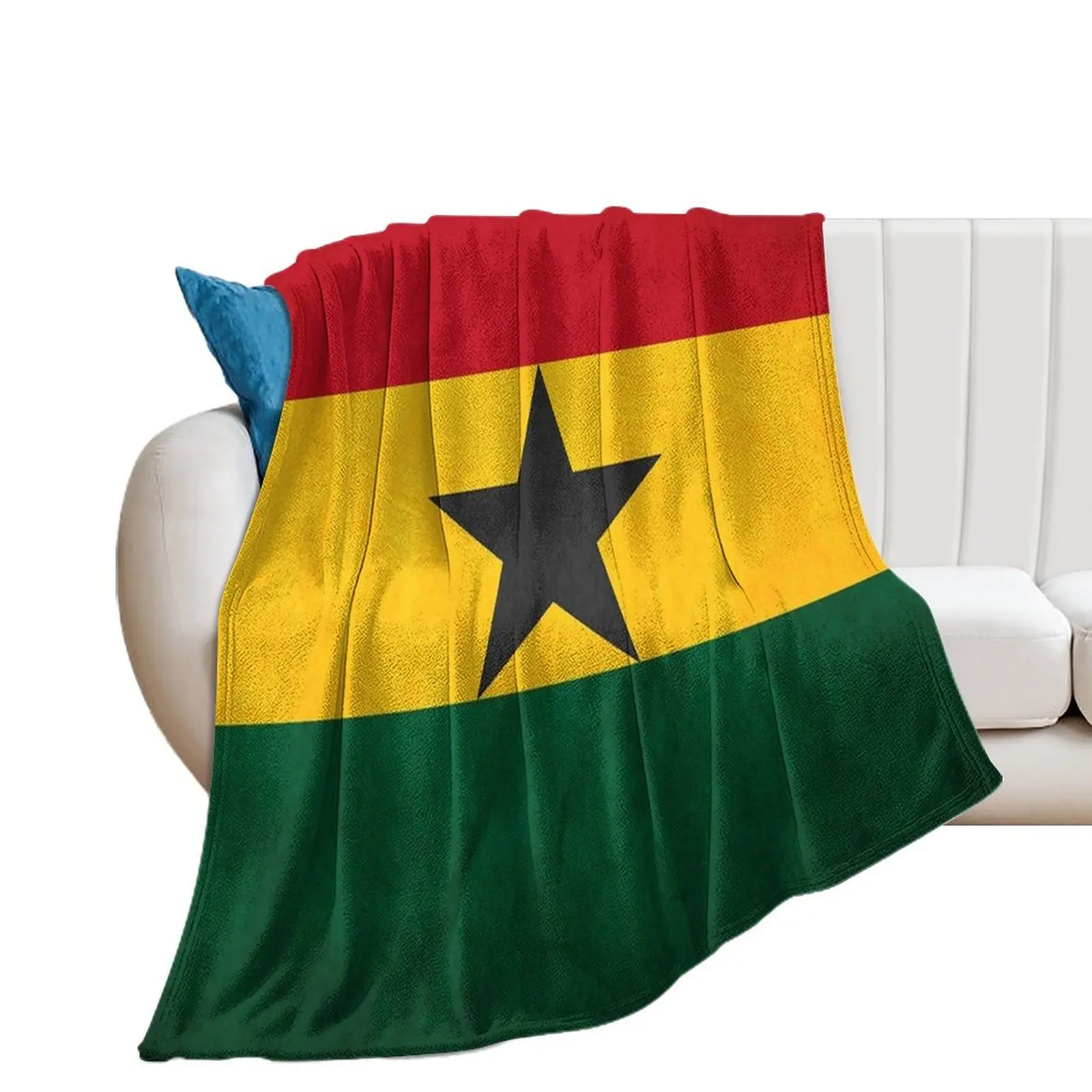 

Ghana Ghanaian Flag National Flag of Ghana Throw Blanket blankets ands warm for winter Baby Blankets