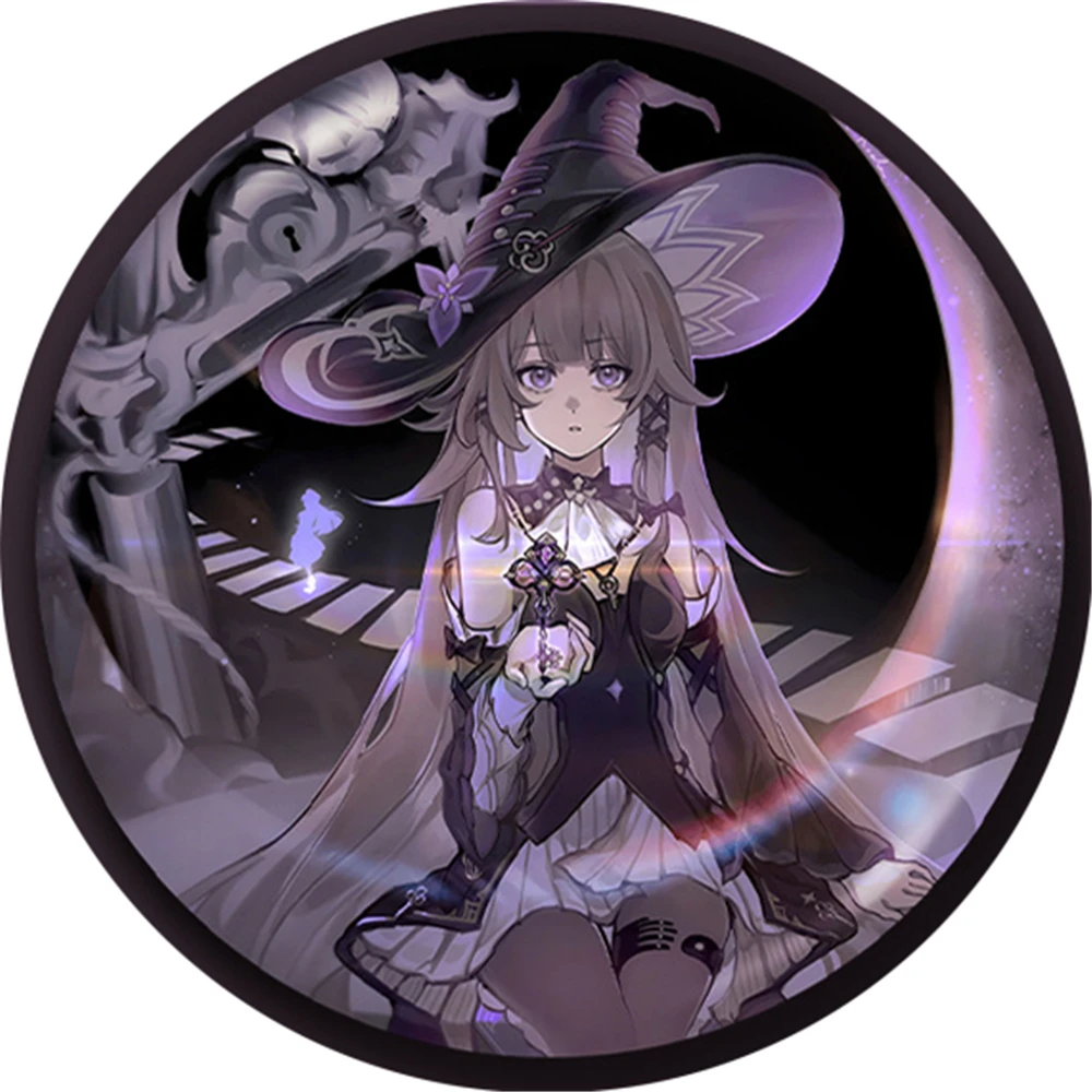 58mm Spiel Honkai:Star Rail Big Herta Cosplay KOSTÜM Abzeichen Pin SPTE Weißblech Brosche Halloween Prop Weihnachten Geschenk