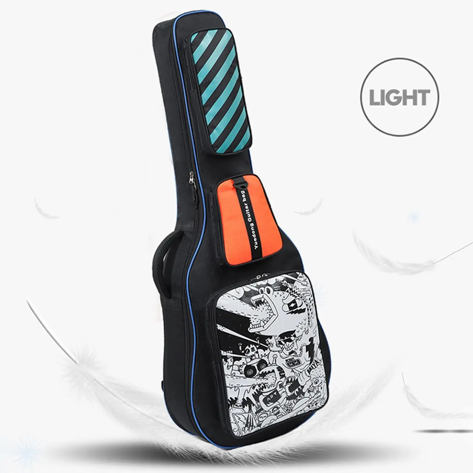 Electric Bass Guitar Bag Bass Guitar Bag Dustproof Electric Bass Case Waterproof Oxford Cloth Stage Performance Large Capacity