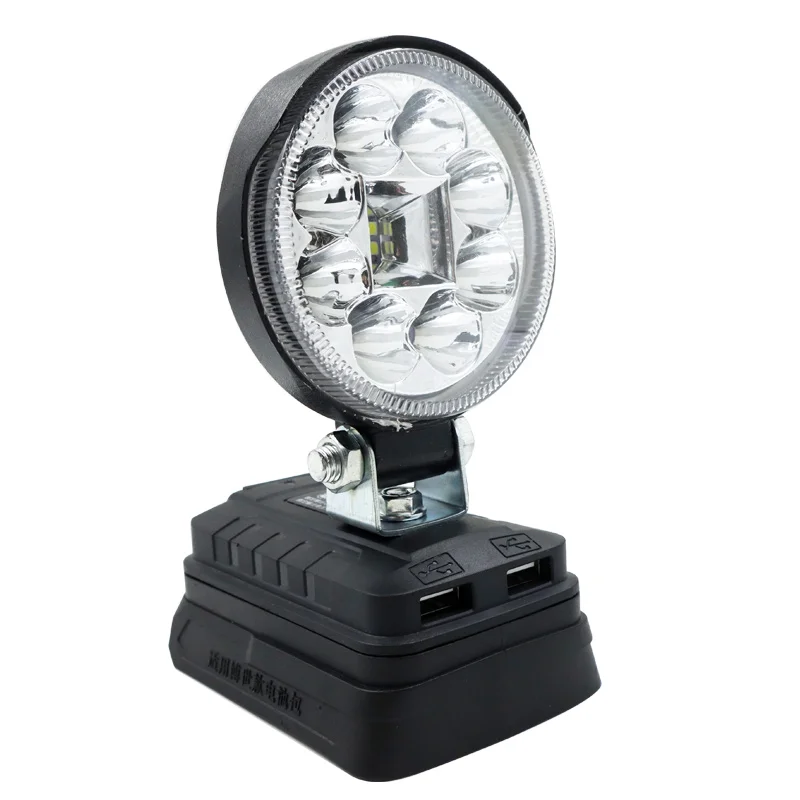 Polegada Carro Conduziu Luzes de Trabalho Tocha Elétrica Spotlight Usb Power Bank para Bosch 18v Bateria Li-ion Bat618 3
