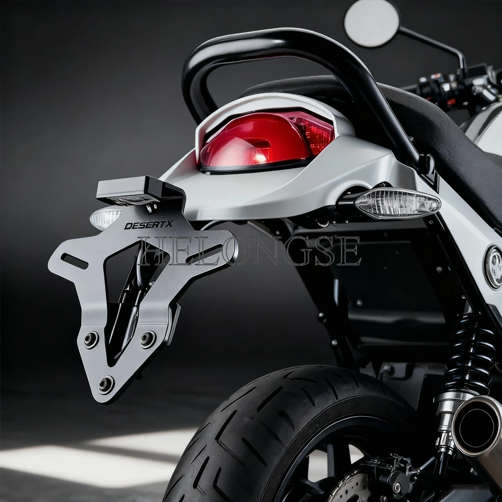 دراجة نارية الذيل الخلفي مرتب الحاجز مزيل عدة ل Ducati Desert-X Desert X 2022 2023 2024 تسجيل لوحة حامل قوس