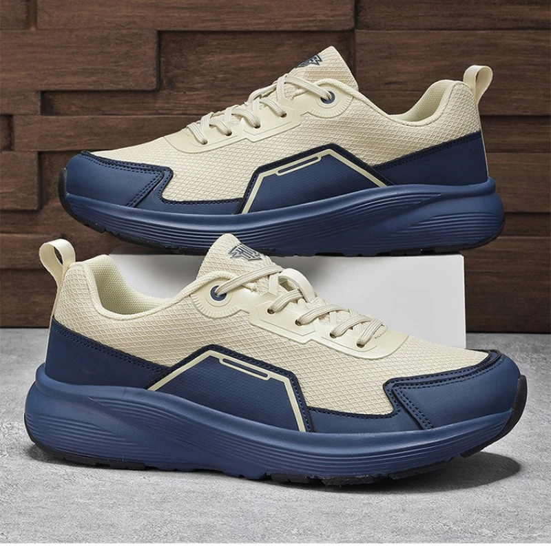 

Men’s Sneakers Mesh Casual Trainers Breathable Platform Shoes Summer Man Running Shoes Breathable Comfortable Walking Sneakers