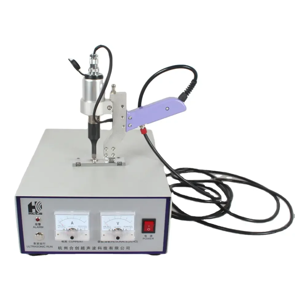 Hand Push Ultrasonic Cutting Machine Stable Plastic Rubber Ultrasonic Machine