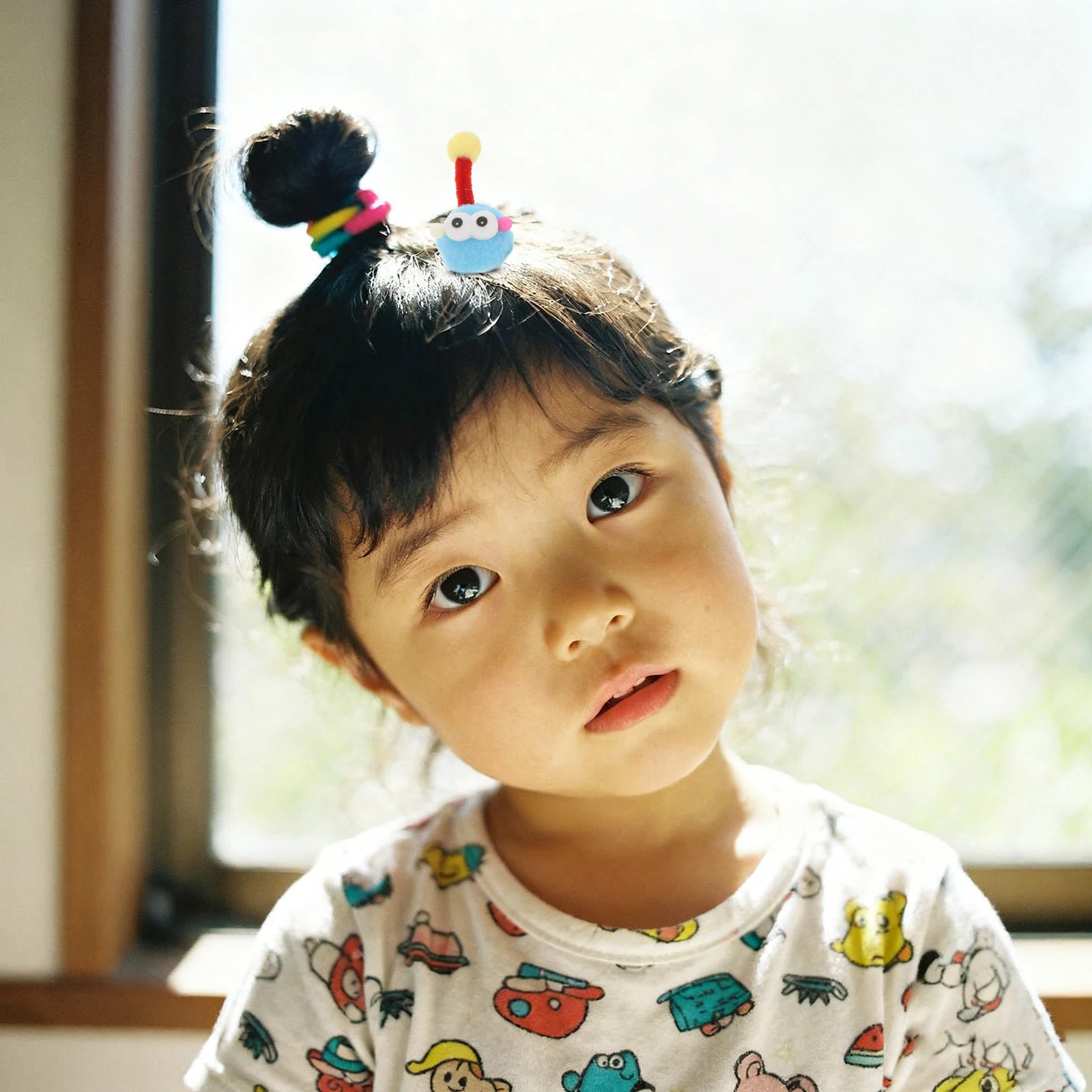 

12Pcs Girls Hair Claw Clips Unique Eyeball Design Soft Comfortable Small Barrettes for Baby Toddlers Party School