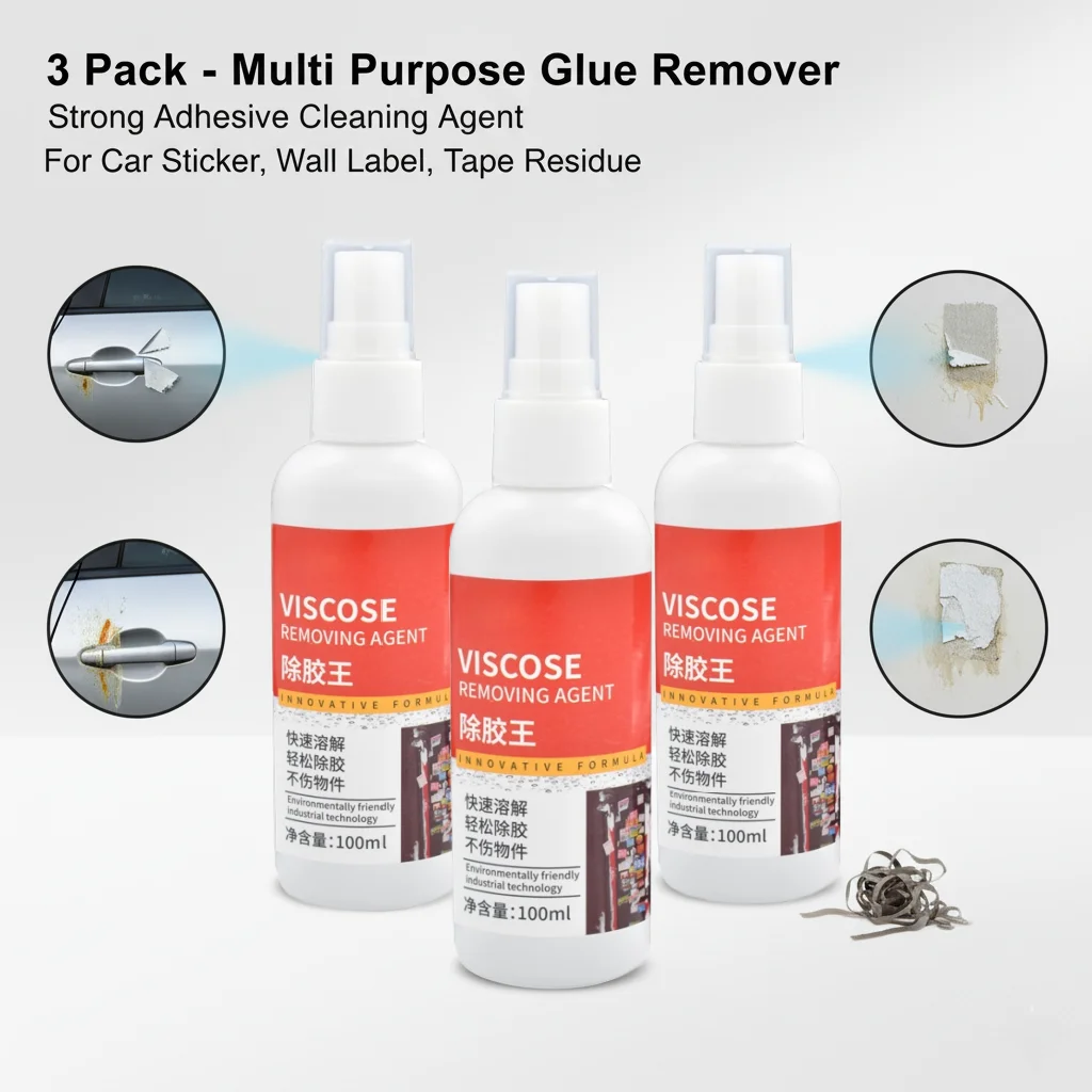 300ml Multi Purpose Glue Remover Strong Adhesive Cleaning Agent for Car Sticker Wall Label Tape Residue Degumming Liquid