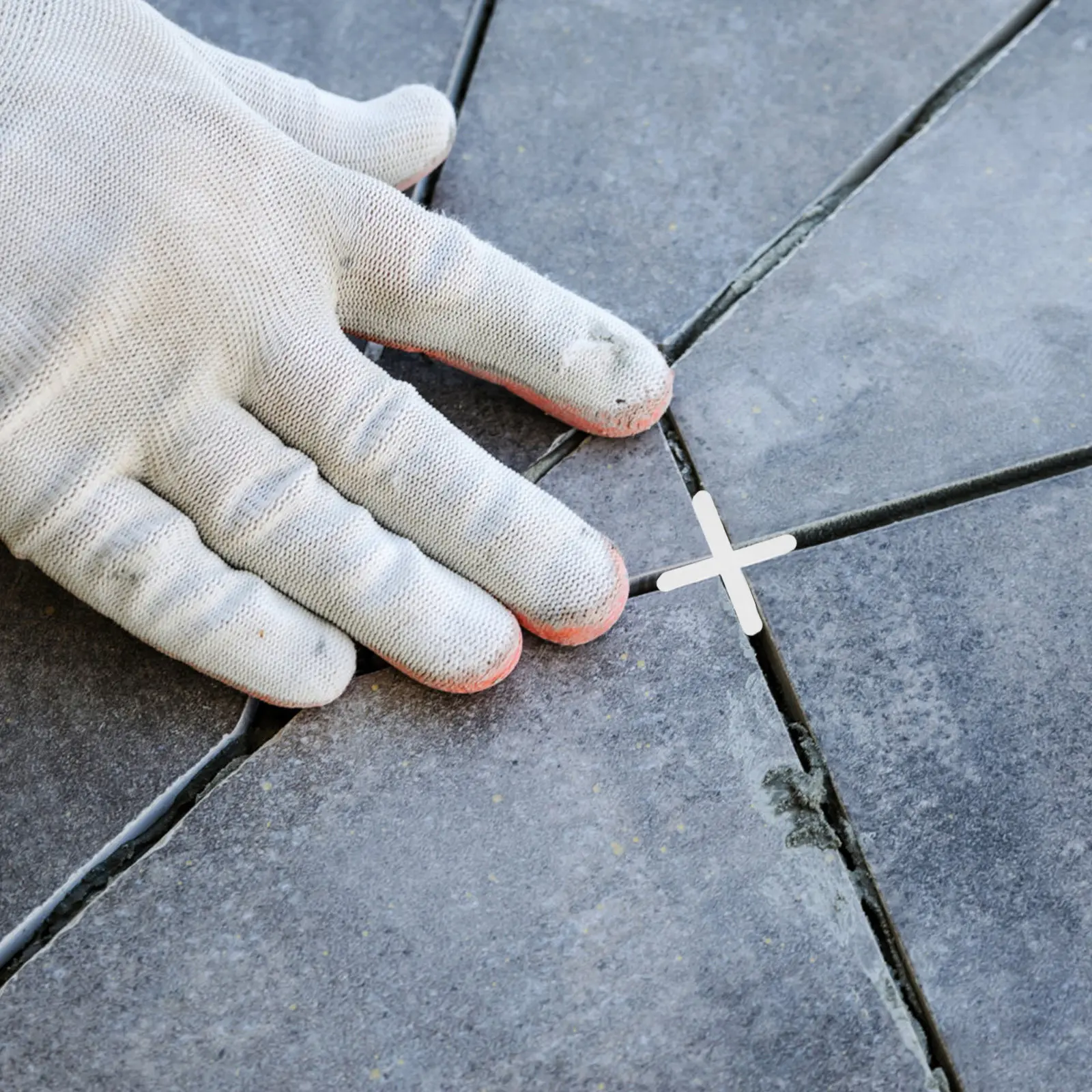 2000Pcs Cross Shape Tile Spacers 2Mm Thick Reusable Ceramic Floor Tile Leveling Spacers for Porcelain Marble Tiles Installation