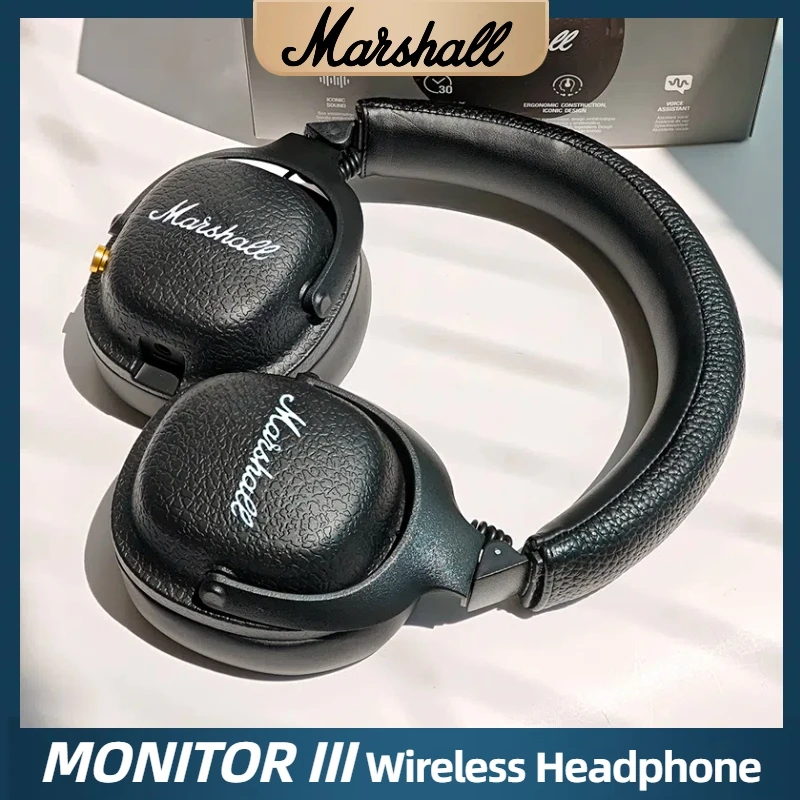Nuevo Marshall Monitor III auriculares inalámbricos con cancelación de ruido auriculares Bluetooth 5,3 auriculares deportivos para juegos