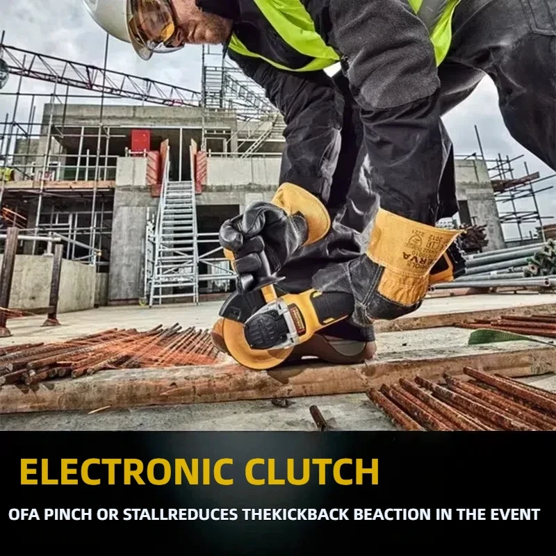For DeWALT DCG406-20V intelligent power tool, high-performance brushless cordless angle grinder for cutting and polishing image 3