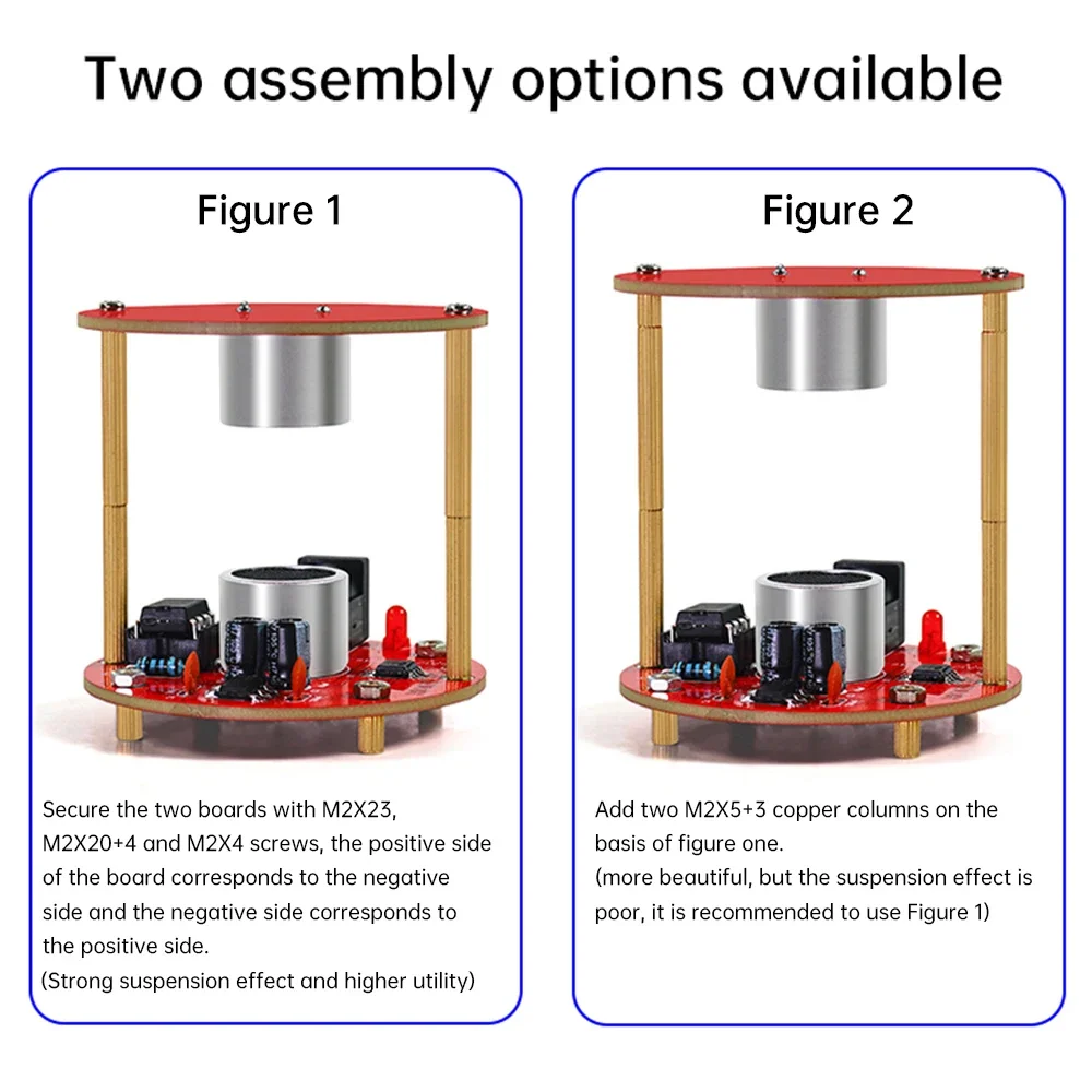 DIY Ultrasonic Levitation Kit Mini Standing Wave Controller Technology Small Production Student Teaching Welding Practice Parts