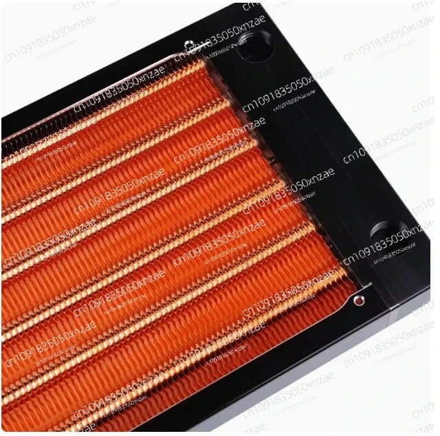 Ultra thin 17MM version cold row 120 240 360 purple copper A4 chassis split water cooling heat dissipation