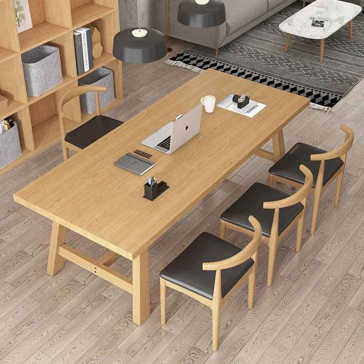 Dining Table Solid Wood Living Room Sturdy Durable Easy Assembly Stable Construction Heavy Duty Space Saving