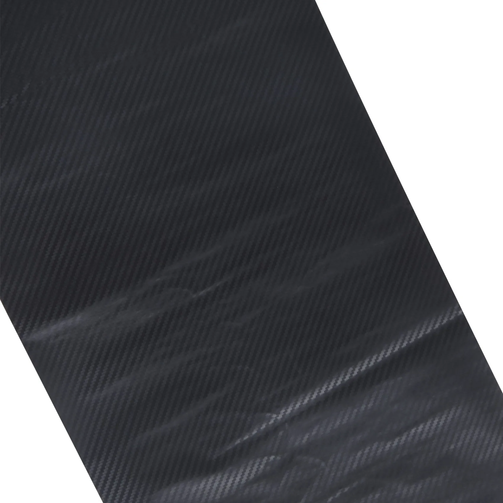 

2X DIY 30X127 3D Carbon Fiber Decal Vinyl Film Wrap Roll Adhesive Car Sticker Sheet Black