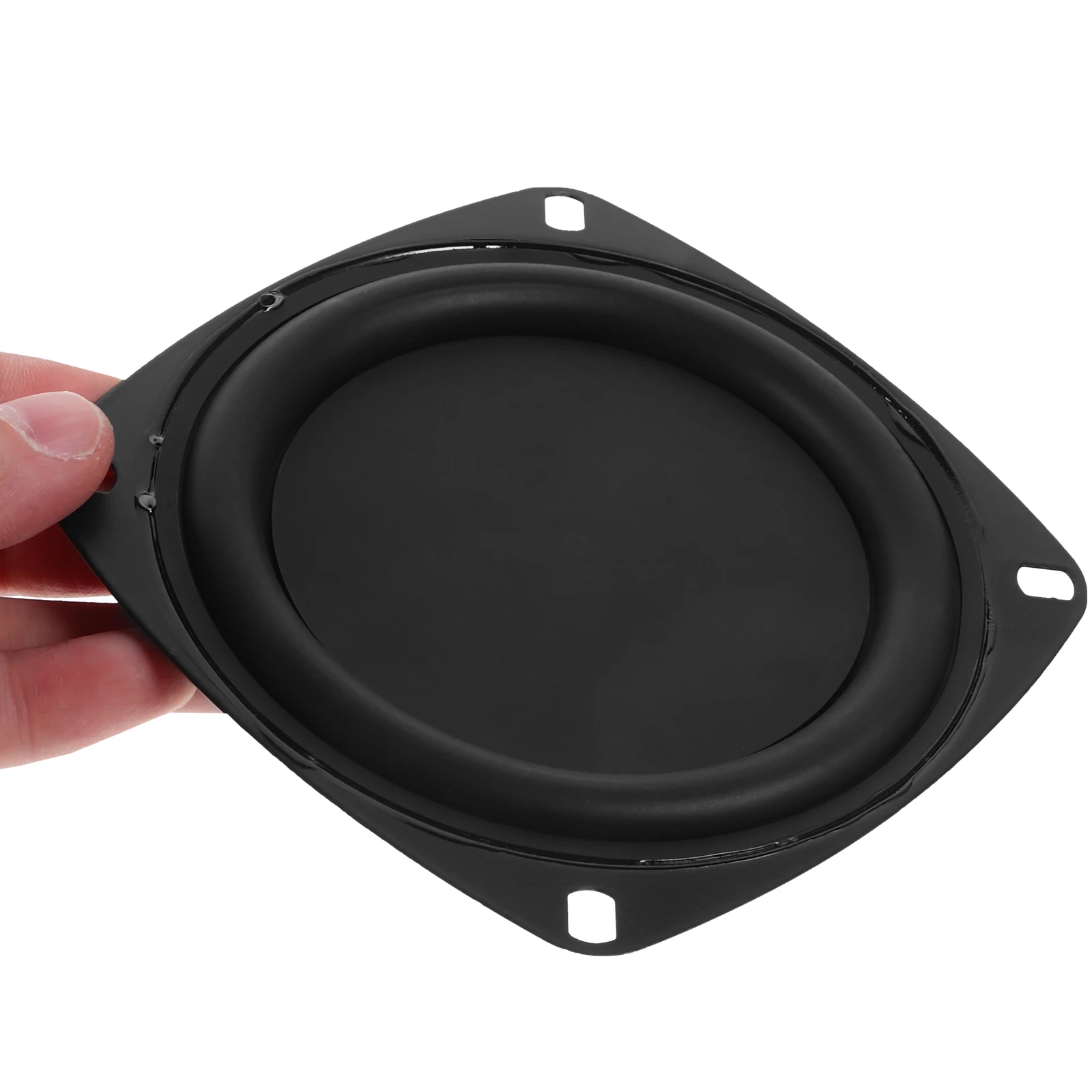 

2PCS 4 Inch Speaker Diaphragm Woofer Loudspeaker Vibrating Membrane Bass Enhancement Plastic Frame Long Lasting Environmental