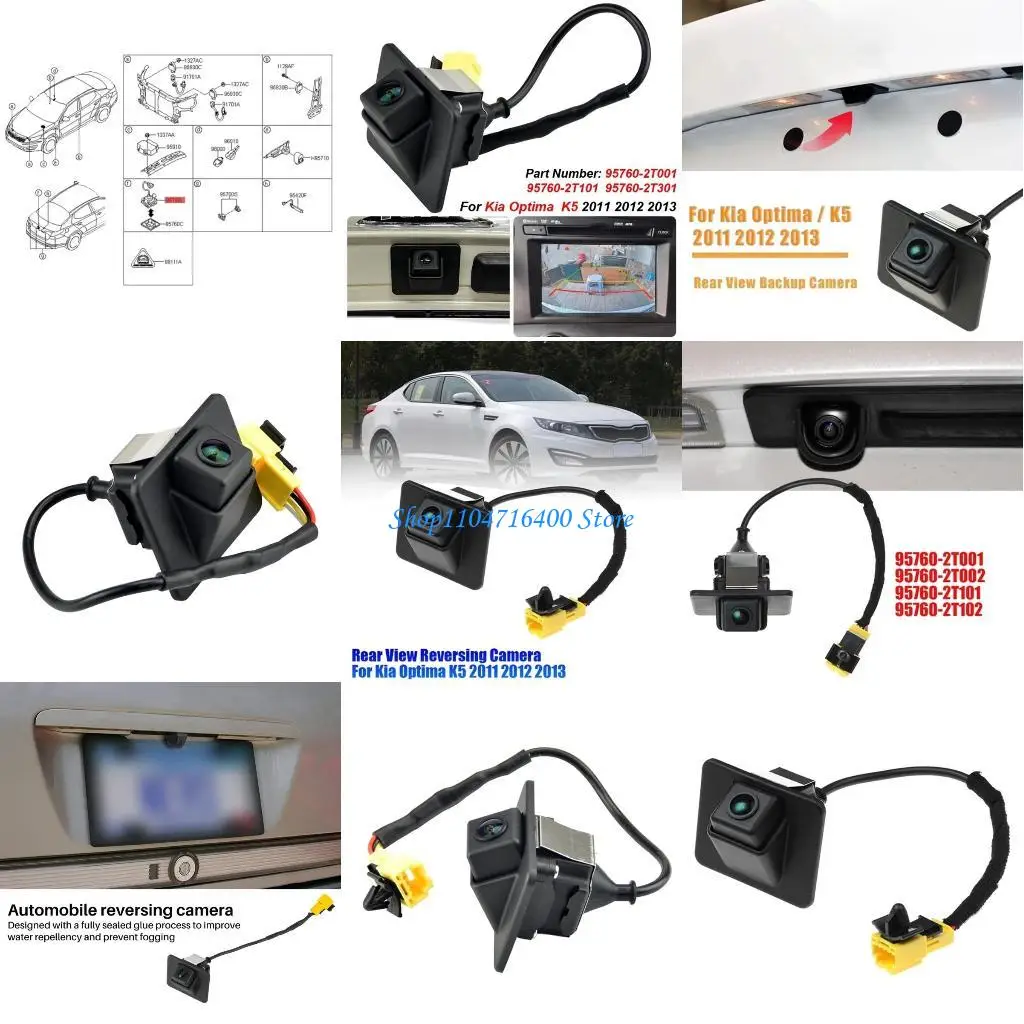 

y1gd Waterproof Rear View Parking Assistance Backup Camera for 957602T001 95760-2T301