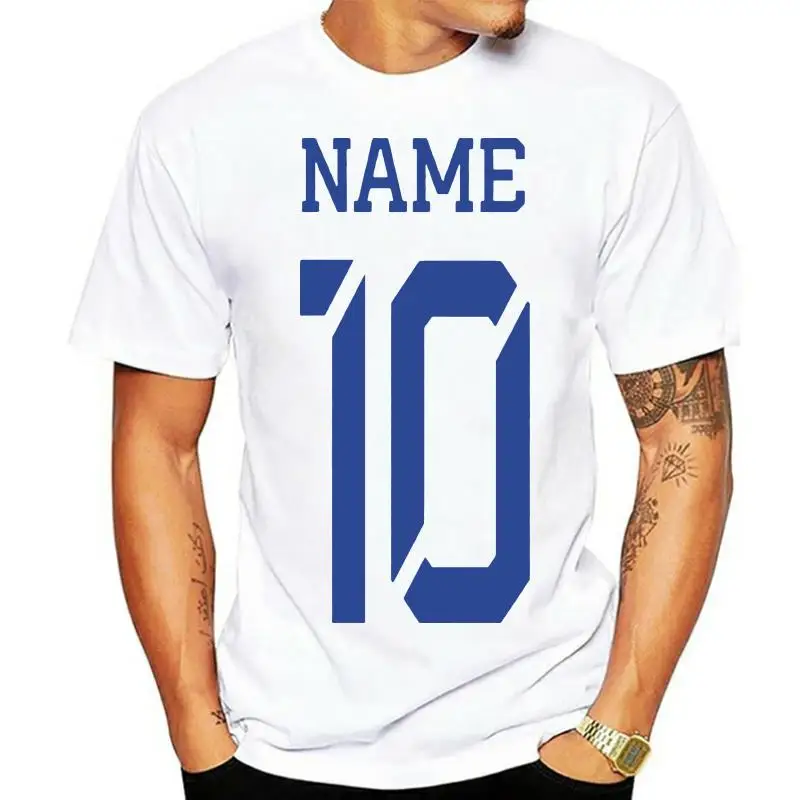 Sleeved Cotton T-Shirt Australia T-shirt Soccers Jersey any Sporter Add Any Name and Number men's adults O-Neck T Shirt Men