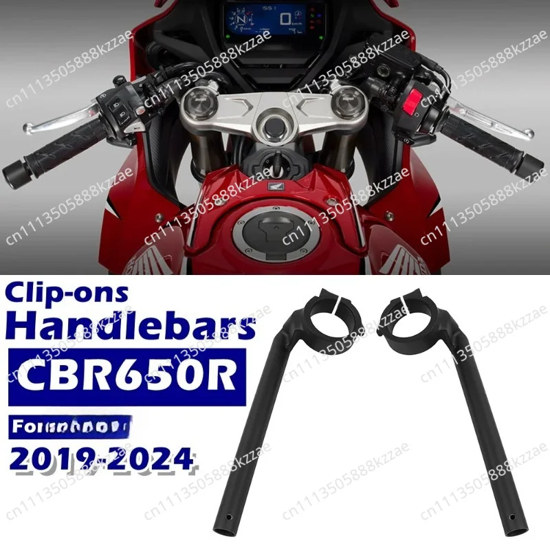 For Honda CBR650R CBR 650R CBR650 R 2019 2020 2021 2022 2023 2024 Motorcycle Aluminum Clip-ons Handlebars Handle Bar