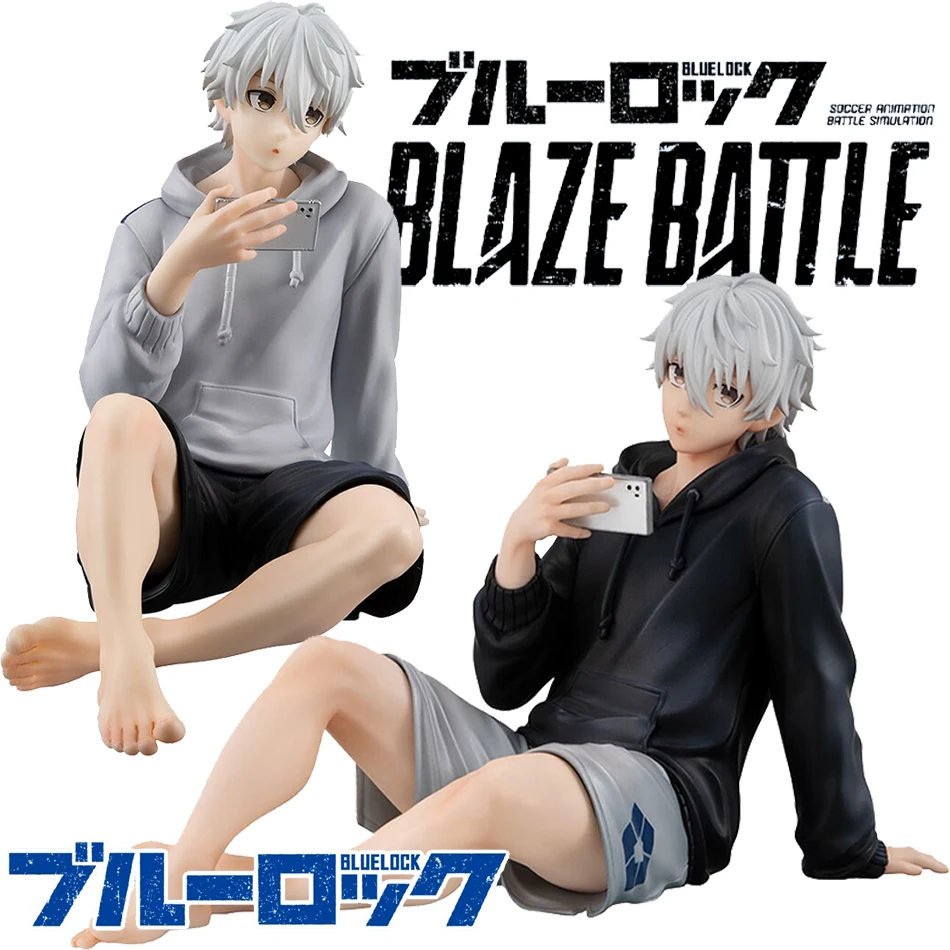 

9cm Anime Blue Lock Nagi Seishiro Figure PVC Cute Table Doll Decoration Model Toys Kids Gifts