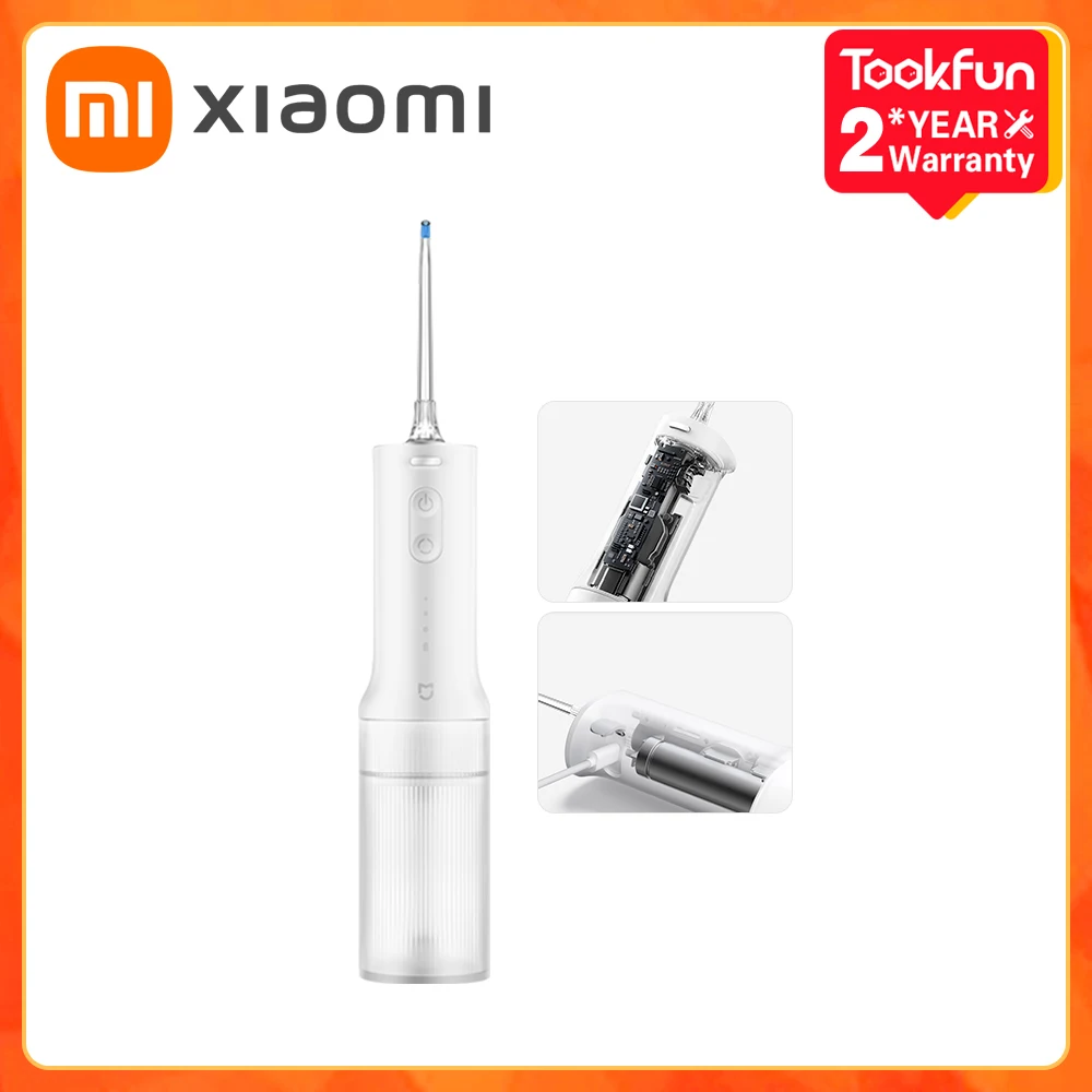 NEW XIAOMI MIJIA MEO705 Portable Oral Irrigator 2 Dental Teeth Whitening Flosser bucal tooth Cleaner waterpulse Water Thread