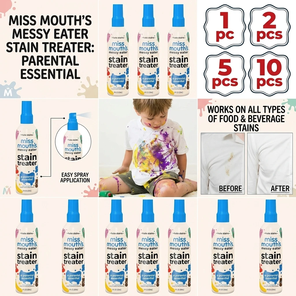 MessyEater 120ml Decontamination Spray Bottle - Safe Decontamination Agent for Newborns & Infants