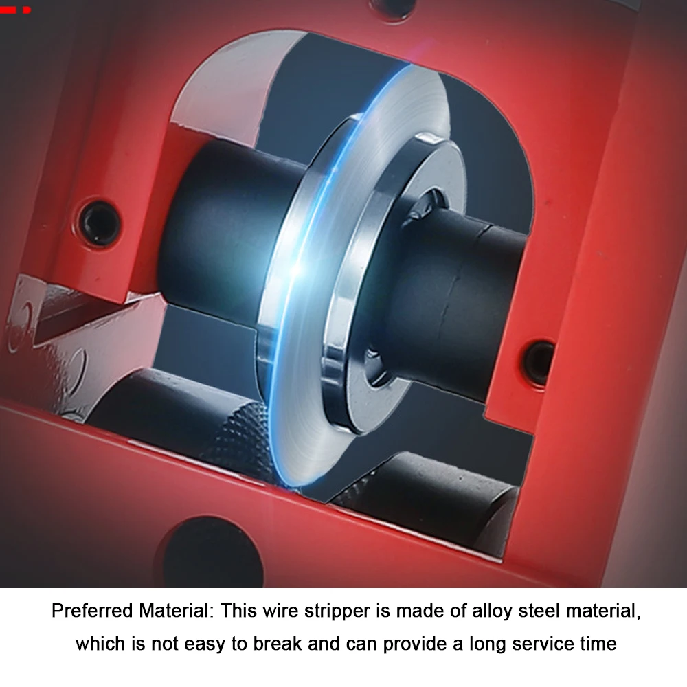 【جديد】أداة تجريد الأسلاك المنزلية اليدوية أداة تجريد الأسلاك اليدوية آلة تقشير الكابلات النحاسية مع كرنك اليد لسلك 1.5-25 مم