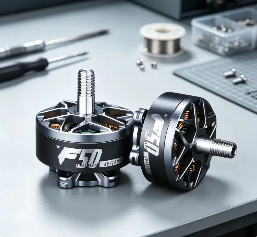 T-MOTOR F50 5-Inch Brushless Motor 2150KV 6S with 5mm Shaft for RC FPV Freestyle Drones - DIY Drone Components