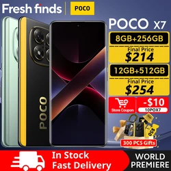 Estreia mundial poco x7 versão global smartphone dimensão 7300-ultra 6.67 