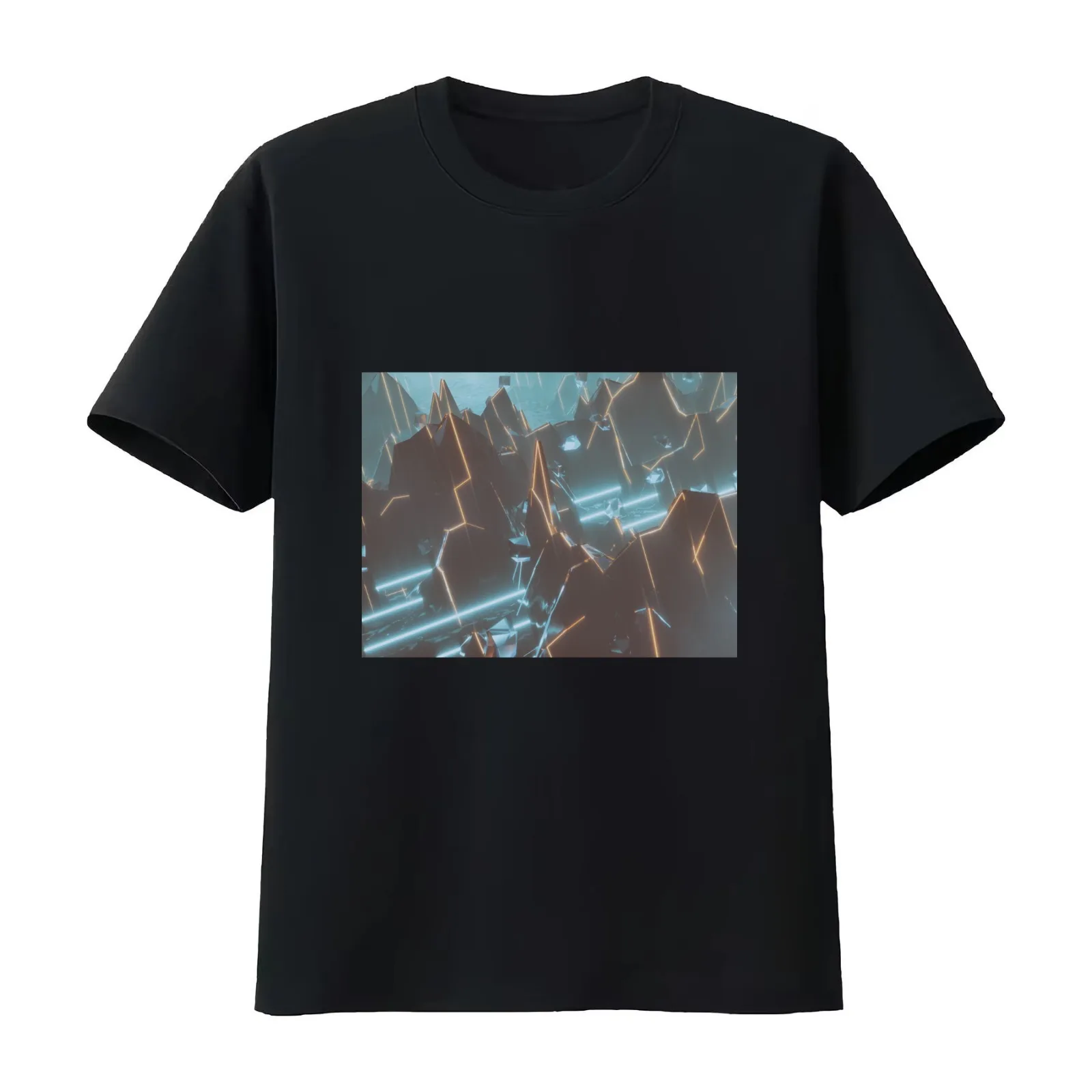 Cutting Edge T-Shirt Summer Casual Cotton Tee Oversized Streetwear Tops Vintage Graphic Print Loose Fit Short Sleeve