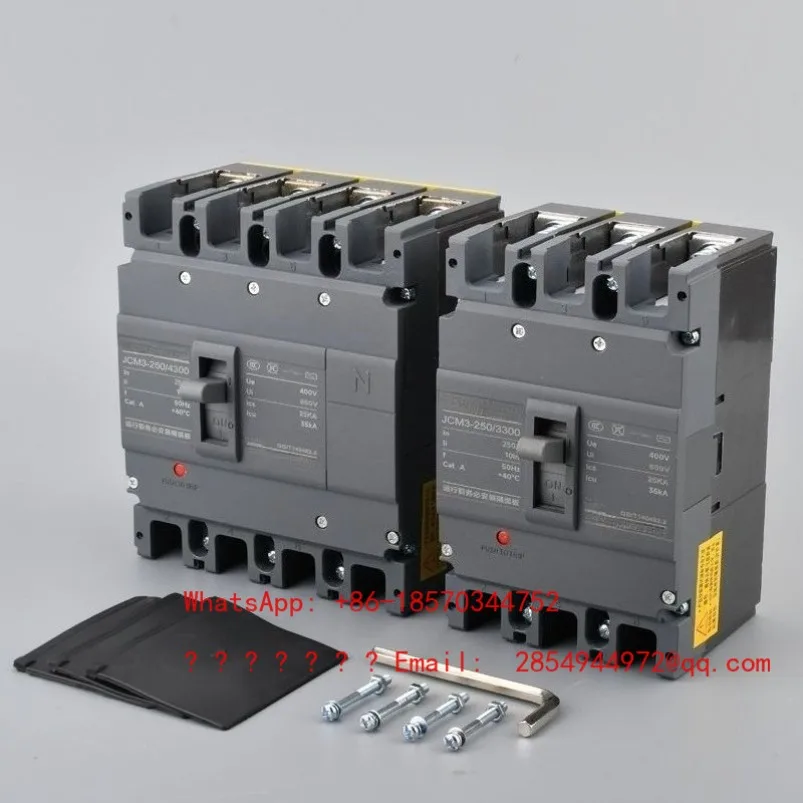 Electrical Molded Case Circuit Breaker JCM3 High Current Switch 125A160A250A400A630A High Power