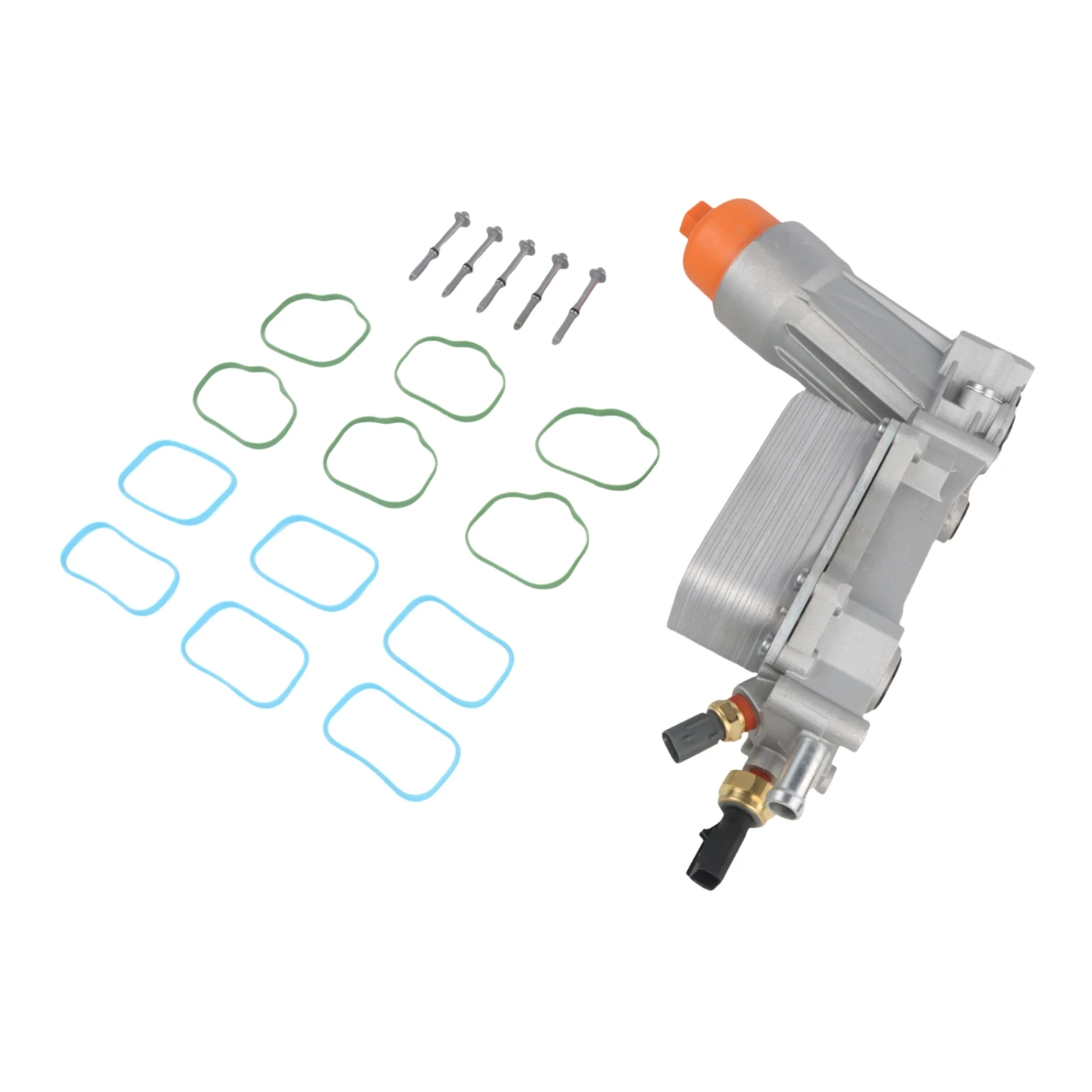 

1 комплект корпуса масляного фильтра для Chrysler Dodge Jeep Wrangler JK 3.6L 5184294AC 7B0115401 926-959, запасные части для двигателя автомобиля