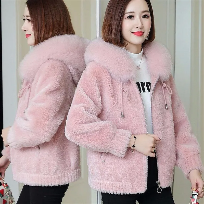 Winter Fashion Thick Warm Fur Coats Outerwear Fake Fur Jacket Women Long Sleeve Faux Fox Fur Coat Women